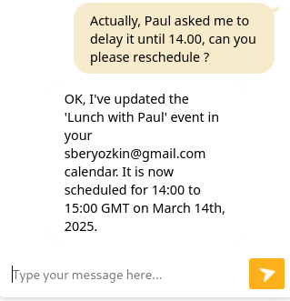 Event update request