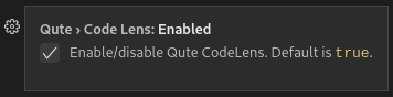 CodeLens Setting