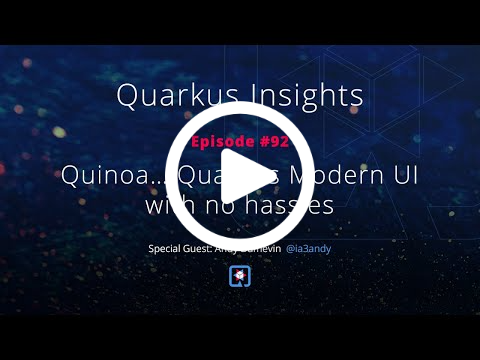 Quarkus Insights #92 video thumbnail