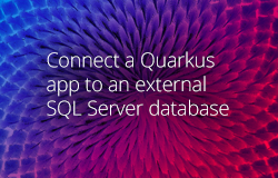 Connect a Quarkus app to an external SQL Server database article